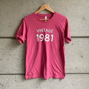 Vintage 1981 Birthday Shirt